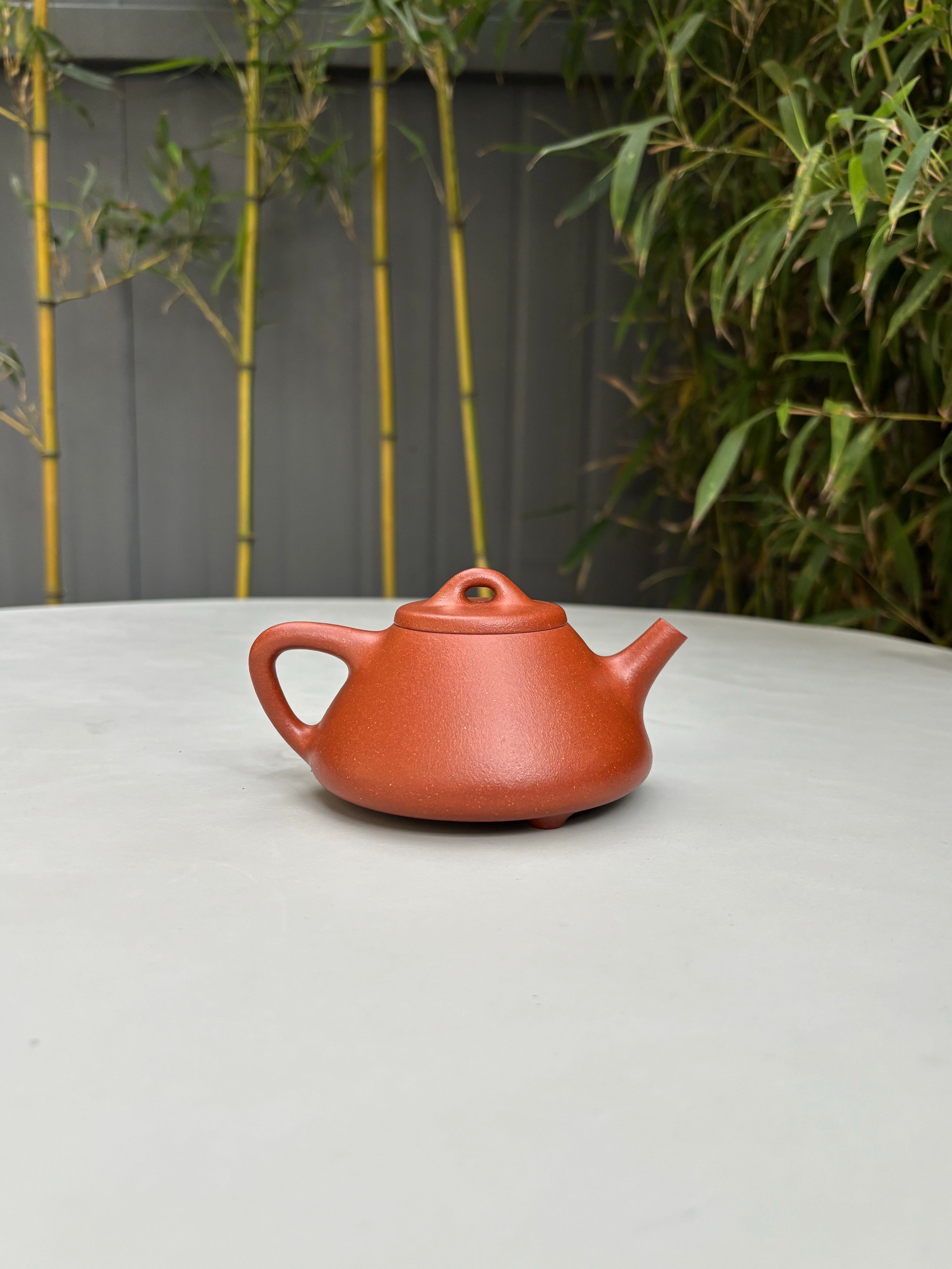 全砂新品🧧范泽锋大师高徒·省大师邱爽紫砂潜力重器【子冶石瓢】原矿优质纯砂降坡泥 220cc
