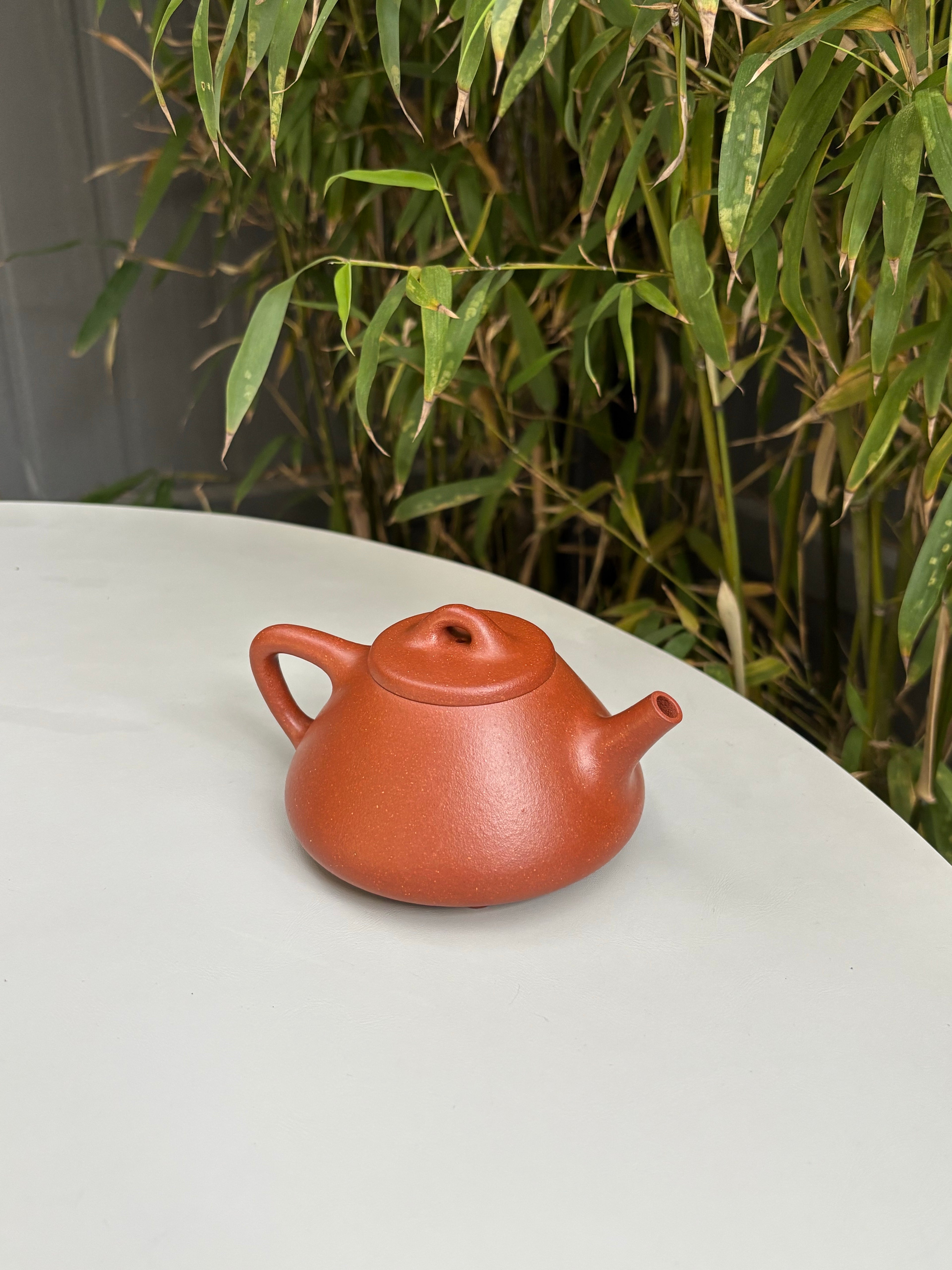 全砂新品🧧范泽锋大师高徒·省大师邱爽紫砂潜力重器【子冶石瓢】原矿优质纯砂降坡泥 220cc