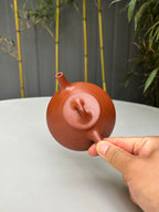 全砂新品🧧范泽锋大师高徒·省大师邱爽紫砂潜力重器【子冶石瓢】原矿优质纯砂降坡泥 220cc