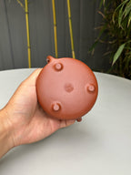 全砂新品🧧范泽锋大师高徒·省大师邱爽紫砂潜力重器【子冶石瓢】原矿优质纯砂降坡泥 220cc