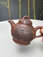 储立之大师 中国陶瓷艺术终身成就奖获得者 典藏重器【练香壶】原矿优质紫泥·300cc
