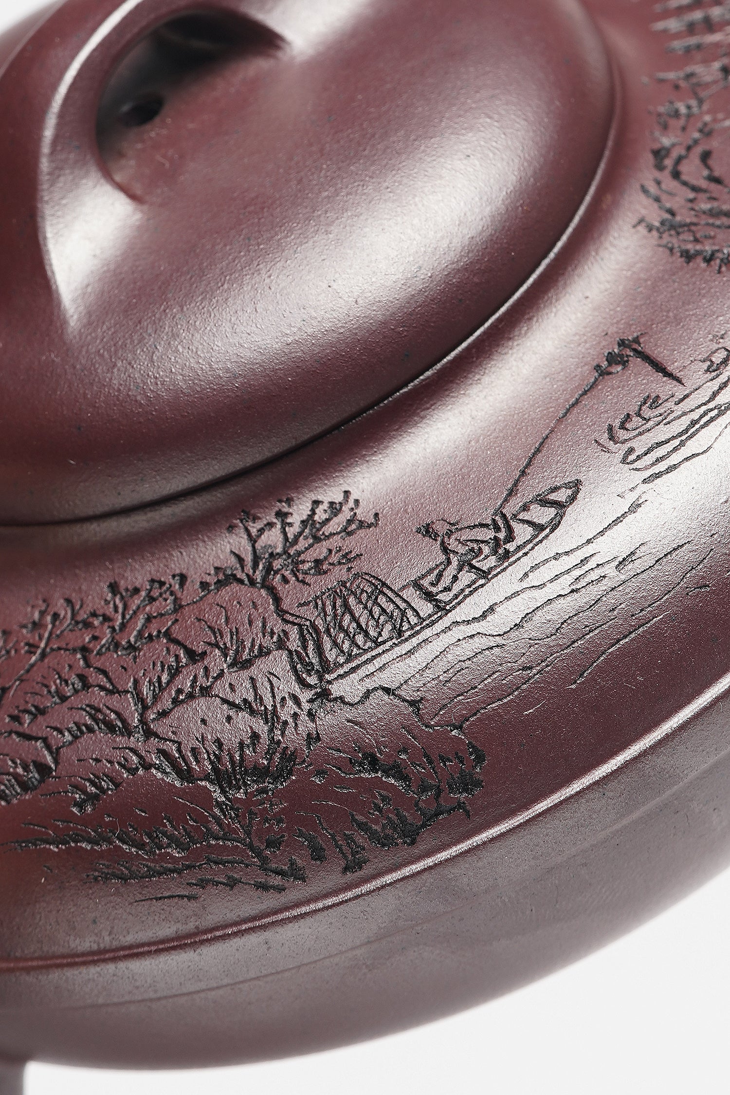 新品❤️立之紫砂 礼藏至尊｜储立之大师 中国陶瓷艺术终身成就奖获得者 典藏重器【线圆壶】原矿优质龙血砂·400cc