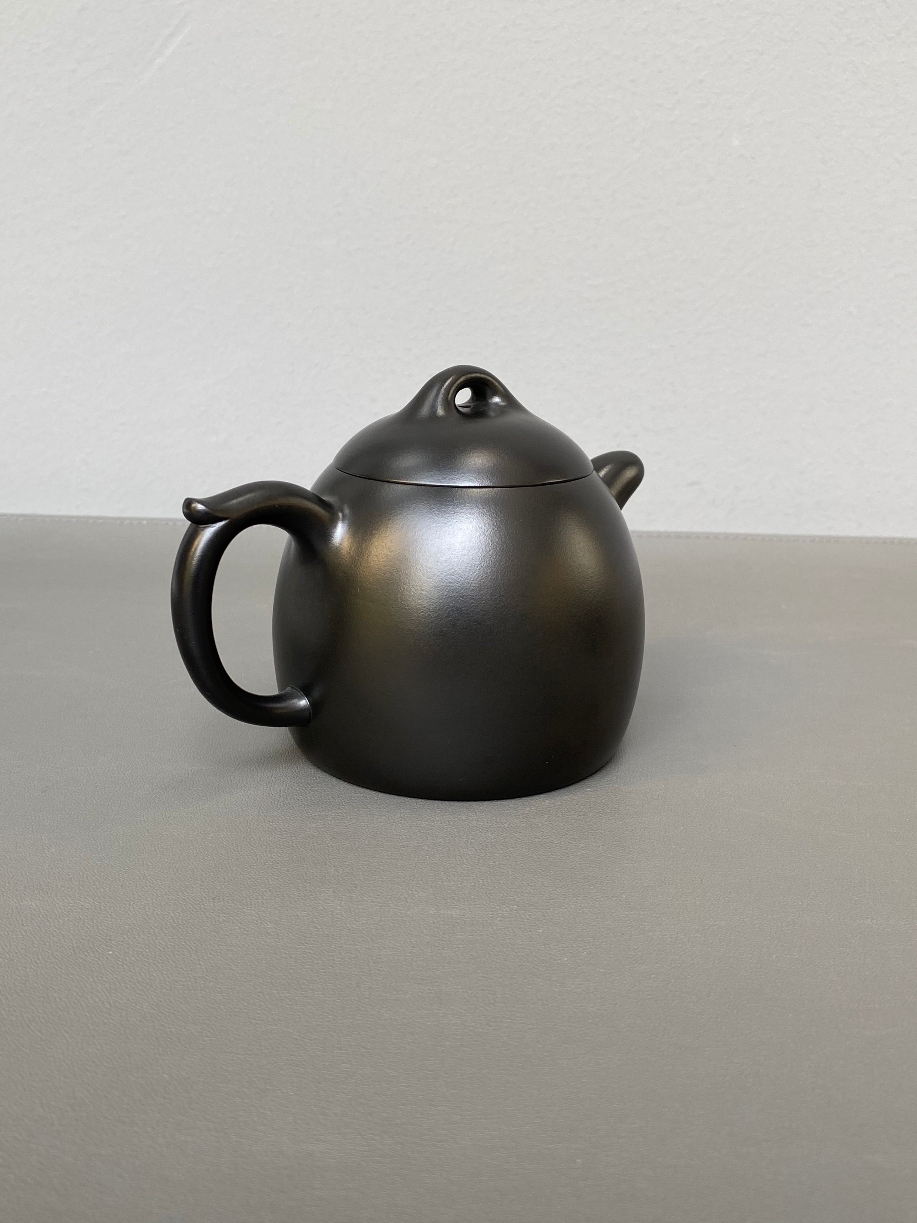新品❤️范泽锋大师高徒·省大师邱爽紫砂潜力重器【秦权壶】原矿优质紫泥还原烧·280cc