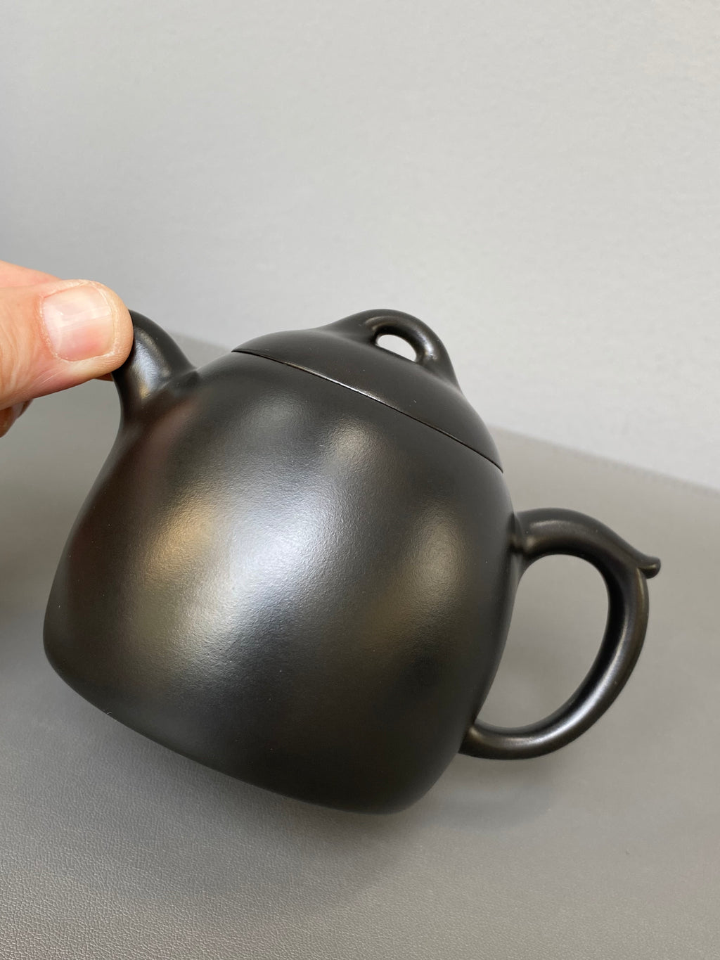 新品❤️范泽锋大师高徒·省大师邱爽紫砂潜力重器【秦权壶】原矿优质紫泥还原烧·280cc