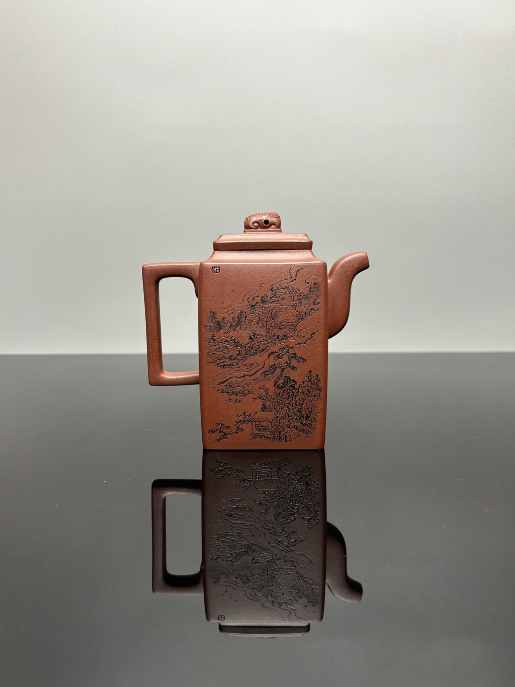 新品首发🧧宏林山水·礼藏天下｜陈宏林大师传世巅峰臻品【方尊壶】原矿优质底槽清·280cc