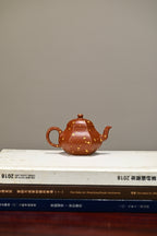 六方梨形·全手工 多届全手工大赛二等奖大拍陶手吴涛作品 容量120cc/朱泥撒金