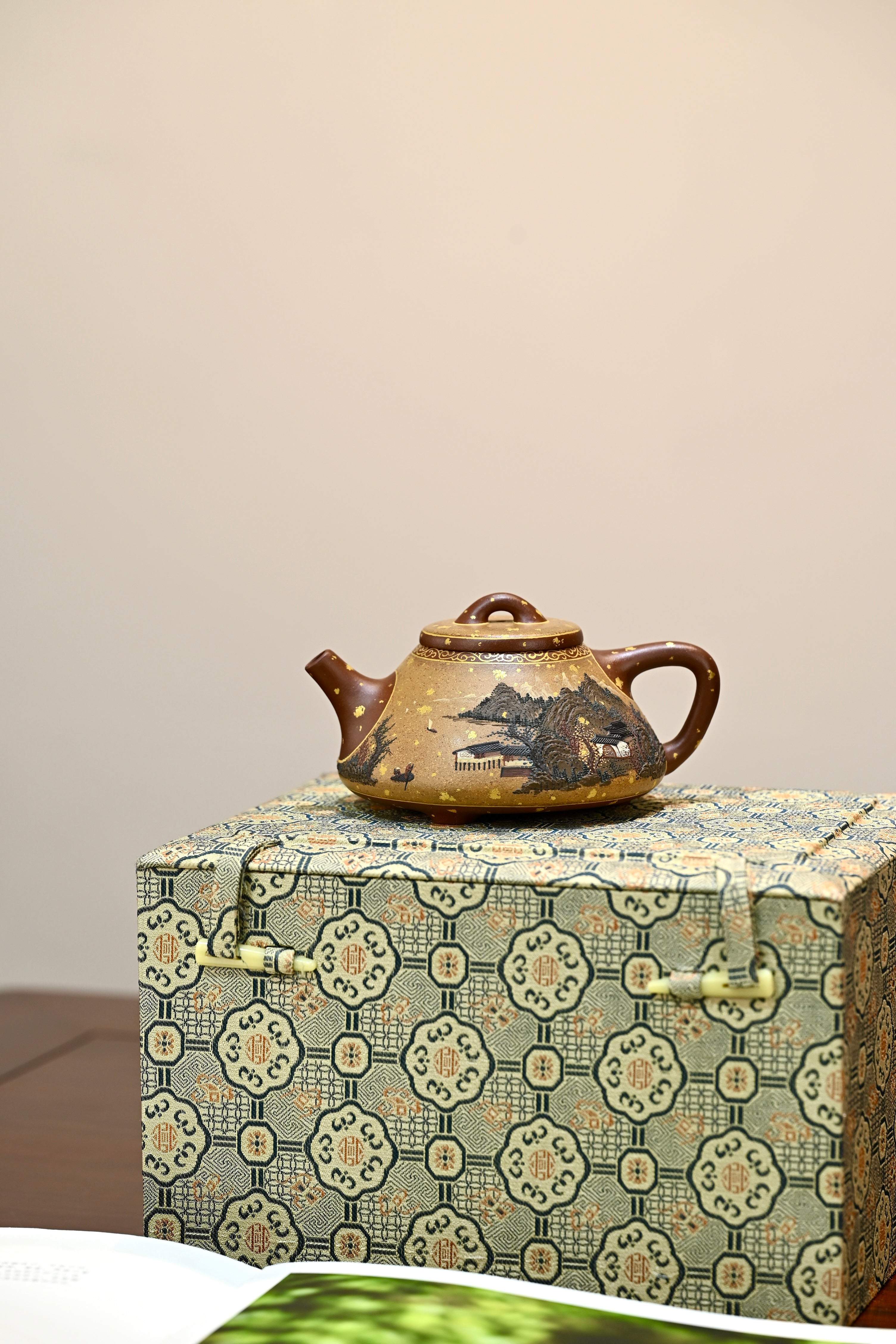 子冶石瓢·春夏秋冬 /六届全手工大赛一等奖高工施昌作品/容量320cc/原矿底槽清 （单壶价）