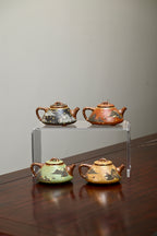 子冶石瓢·春夏秋冬 /六届全手工大赛一等奖高工施昌作品/容量320cc/原矿底槽清 （单壶价）