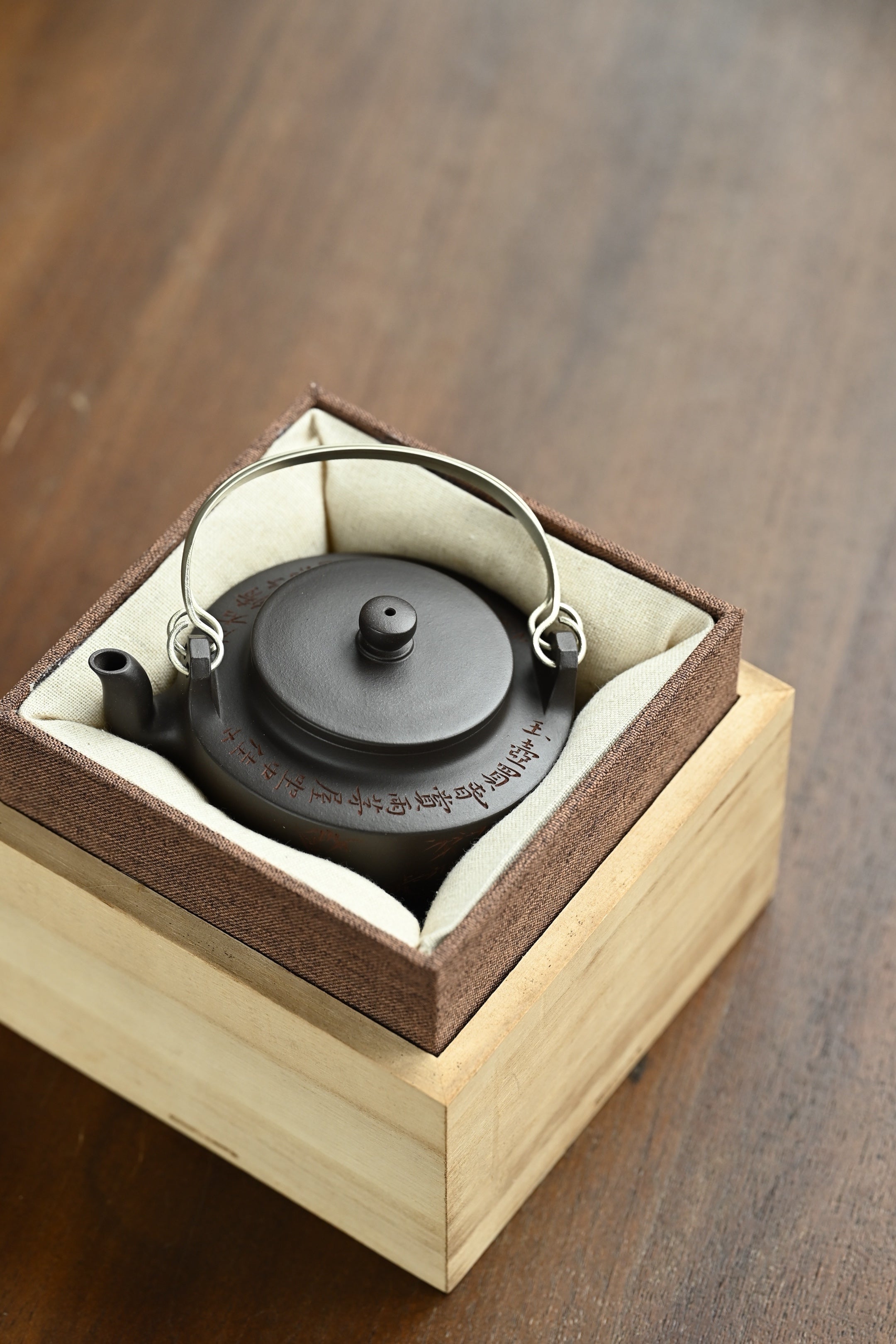 碗灯提梁·全手工全手工大赛一等奖，招商杯金奖祁令军作品 容量210cc/一厂黑料