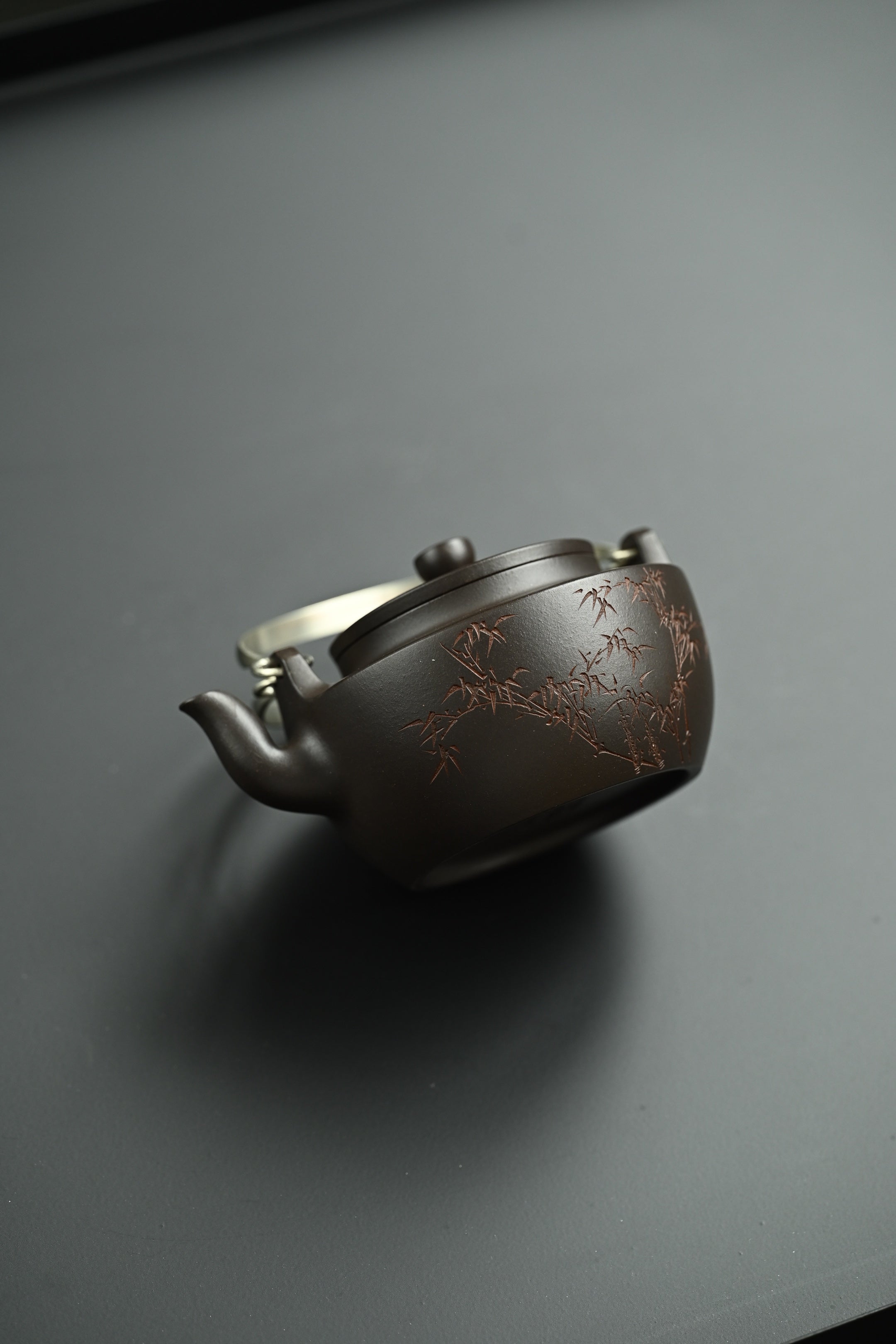 碗灯提梁·全手工全手工大赛一等奖，招商杯金奖祁令军作品 容量210cc/一厂黑料