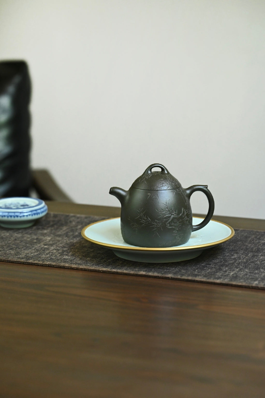 秦权·全手工/全手工大赛一等奖，招商杯金奖祁令军作品  /容量280cc/独家端绿泥