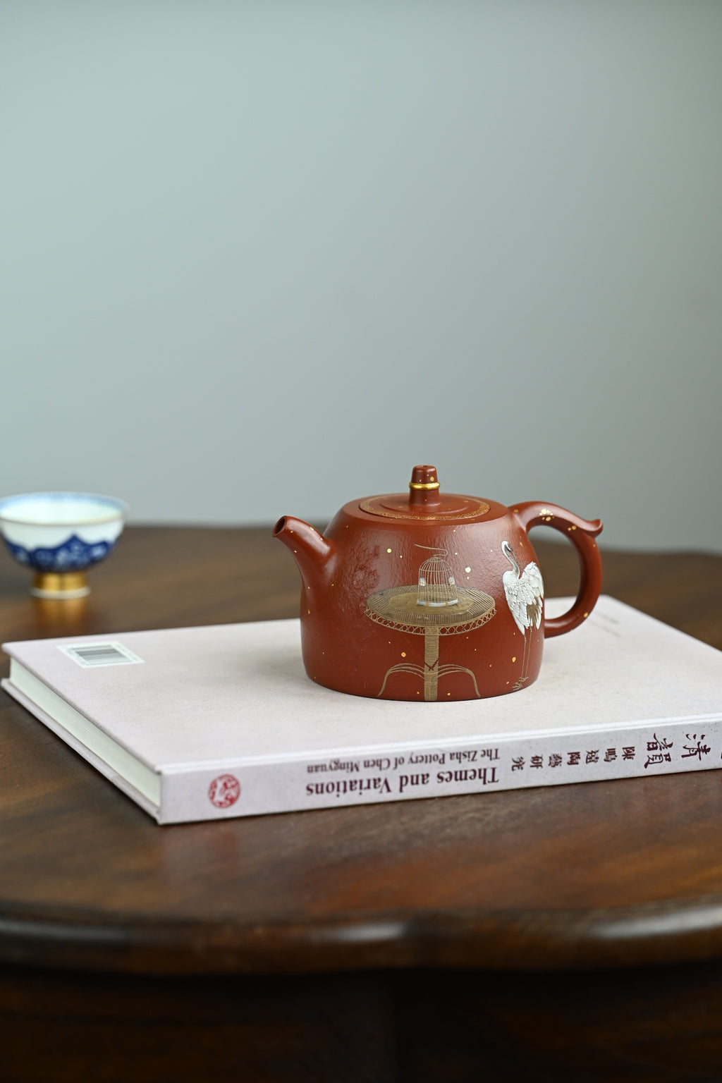 井栏·全手工大拍陶手雷罡作品（师承范伟群）/容量380cc/家藏朱泥