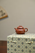 小竹鼓·全手工/大拍陶手雷罡作品（师承范伟群）/容量120cc/朱泥炝金