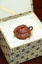 小竹鼓·全手工/大拍陶手雷罡作品（师承范伟群）/容量120cc/朱泥炝金