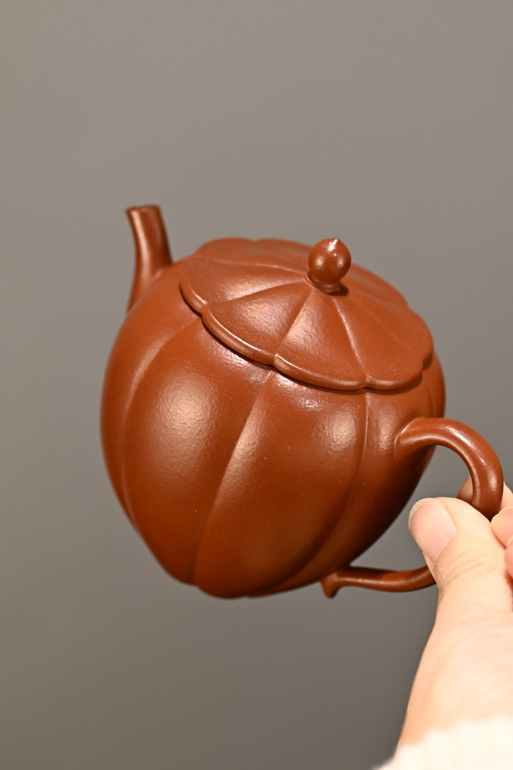 娴静·全手工/大拍陶手张智耀作品 /容量210cc/家藏朱泥