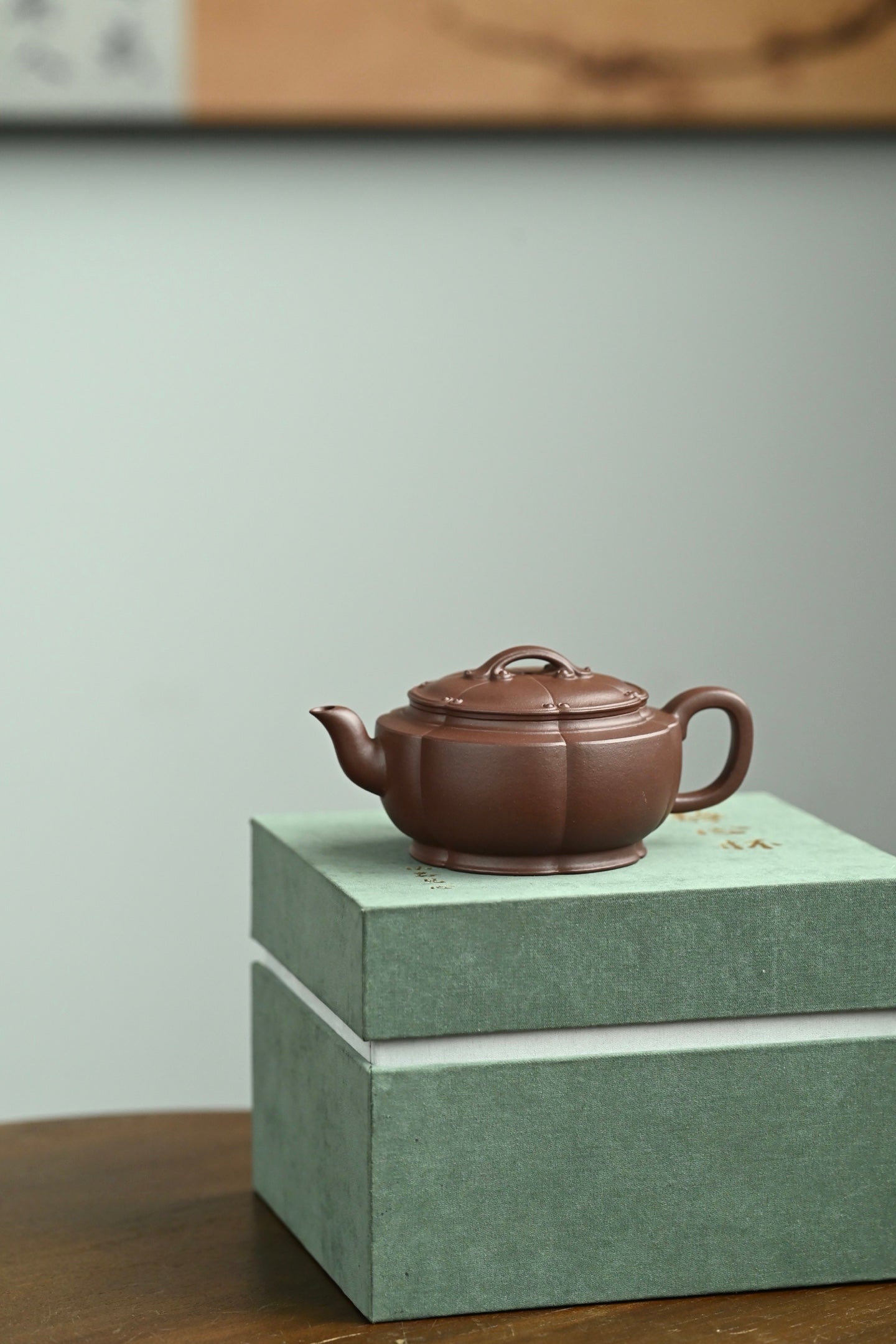 镜瓦·全手工 /大拍陶手张智耀作品 /容量160cc/原矿底槽清