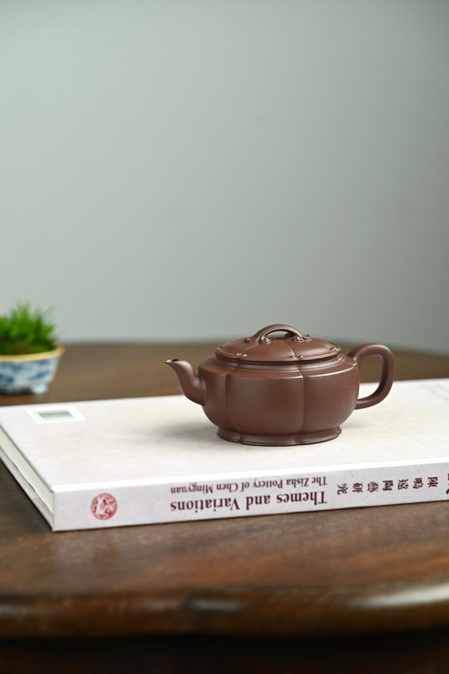 镜瓦·全手工 /大拍陶手张智耀作品 /容量160cc/原矿底槽清