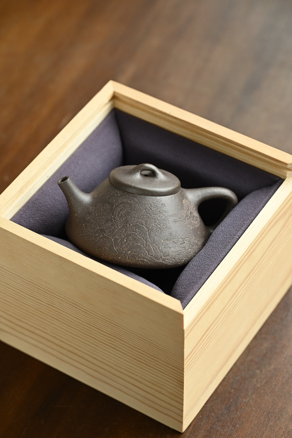 子冶石瓢·全手工 大生壶第五代传人，范家壶庄少庄主范坚作品 /容量230cc/家藏青段