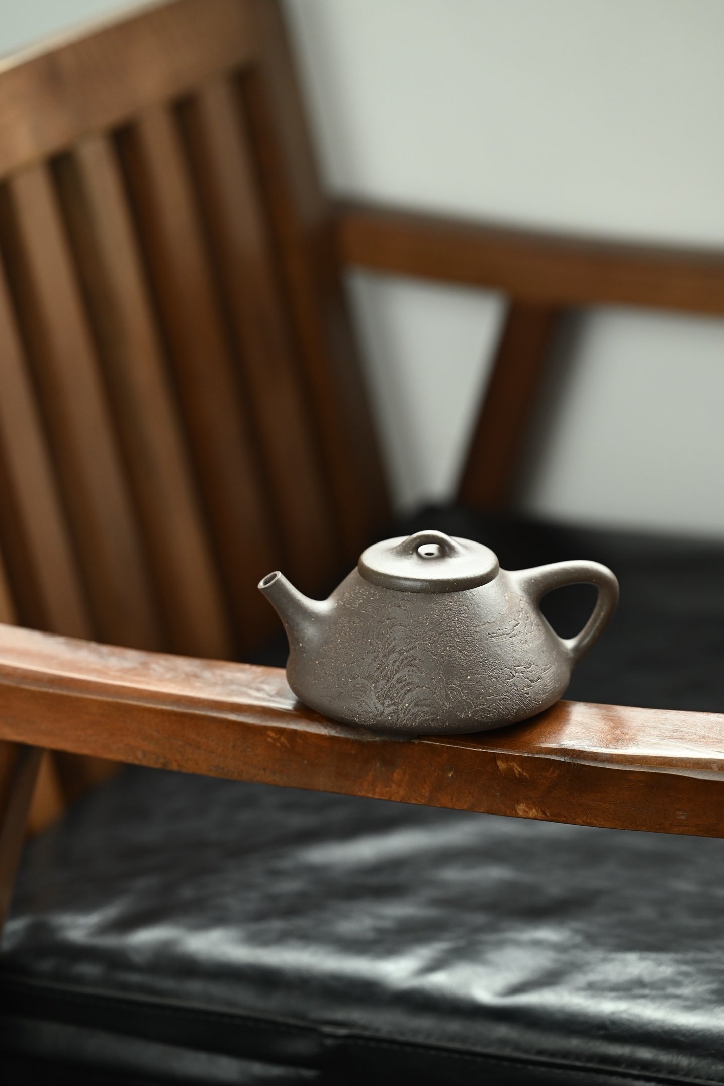 子冶石瓢·全手工 大生壶第五代传人，范家壶庄少庄主范坚作品 /容量230cc/家藏青段