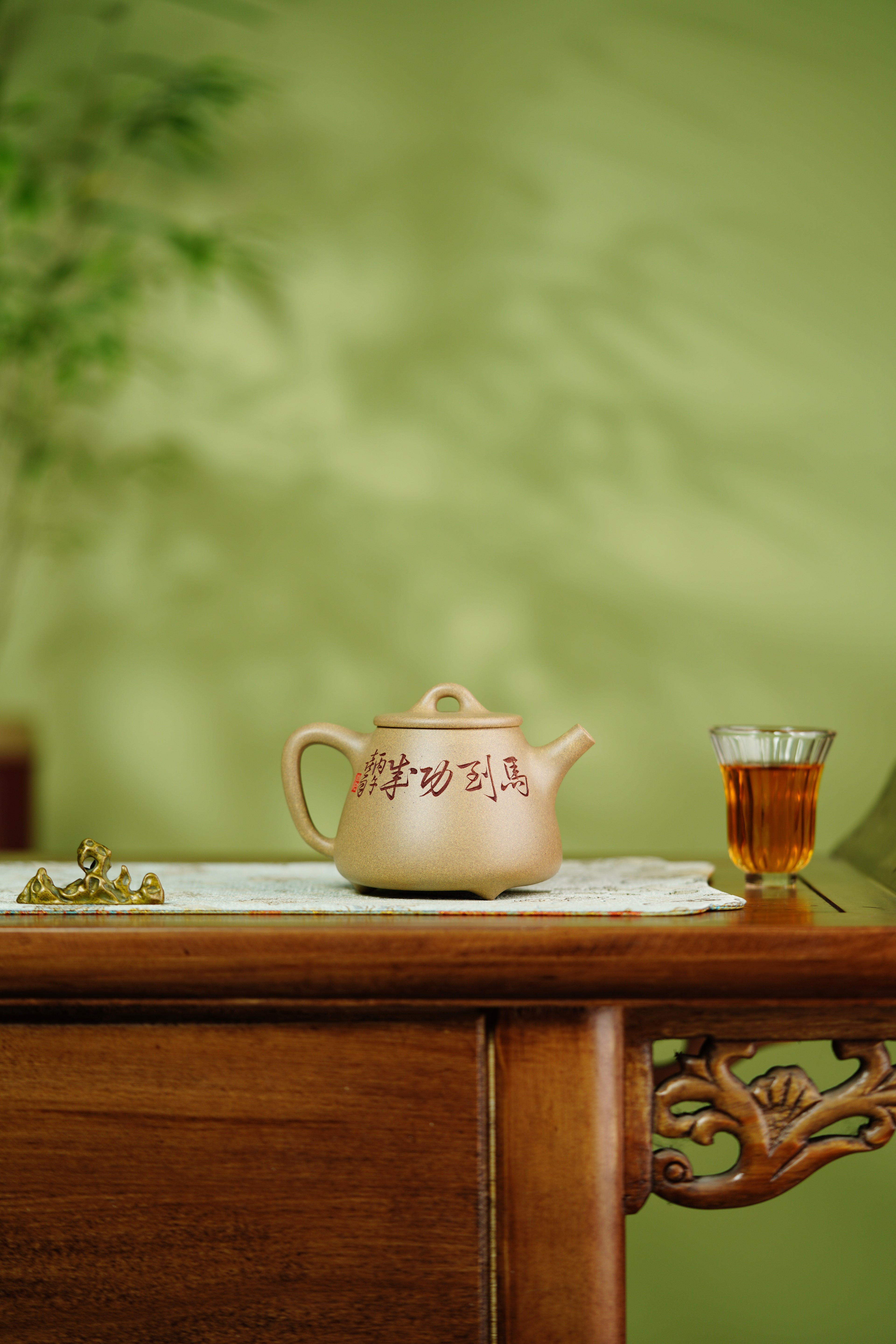 中华神刀·刻绘巅峰 杨喜雨大师顶流臻品·博物馆馆藏同款《高石瓢壶》十二生肖马 原矿优质段泥·230cc