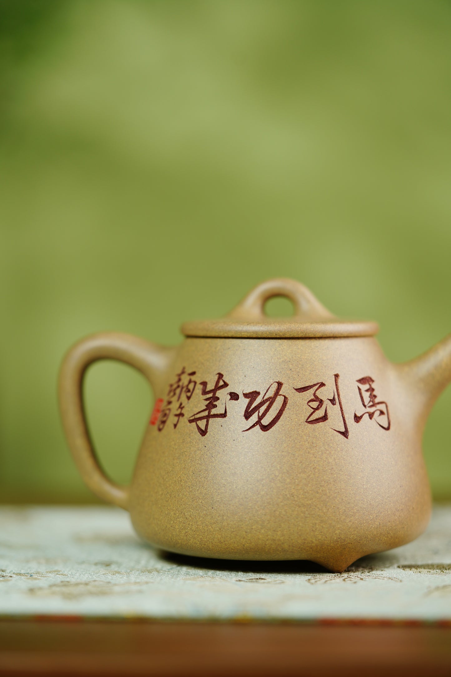 中华神刀·刻绘巅峰 杨喜雨大师顶流臻品·博物馆馆藏同款《高石瓢壶》十二生肖马 原矿优质段泥·230cc