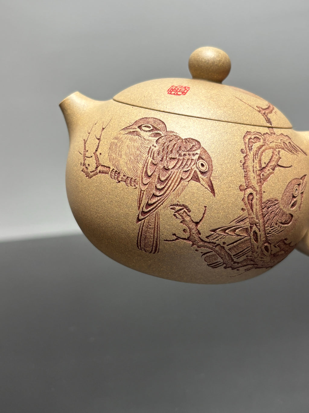 中华神刀·刻绘巅峰 杨喜雨大师陶刻巅峰臻品《西施壶》原矿优质段泥·330cc紫砂刻绘全能艺术名家·杨喜雨 亲工