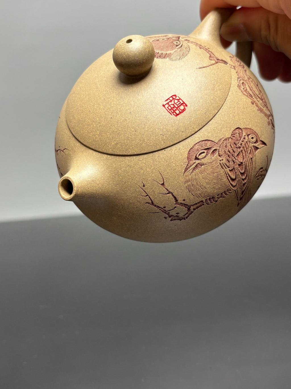 中华神刀·刻绘巅峰 杨喜雨大师陶刻巅峰臻品《西施壶》原矿优质段泥·330cc紫砂刻绘全能艺术名家·杨喜雨 亲工