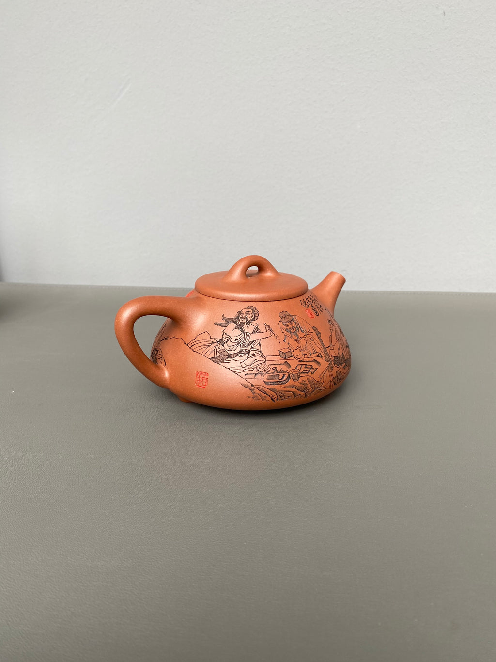 中华神刀·刻绘巅峰｜杨喜雨大师顶流臻品《石瓢·饮中八仙壶》原矿优质底槽清·410cc紫砂刻绘全能艺术名家·杨喜雨 亲工