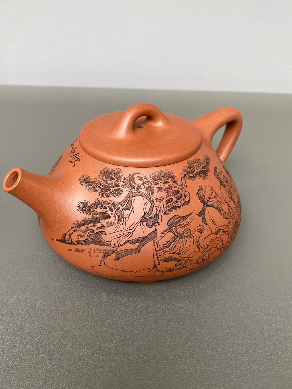 中华神刀·刻绘巅峰｜杨喜雨大师顶流臻品《石瓢·饮中八仙壶》原矿优质底槽清·410cc紫砂刻绘全能艺术名家·杨喜雨 亲工