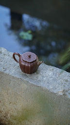 范大生嫡脉·江苏省大师范秀芳·紫砂臻品《明镜壶》原矿优质紫泥·200cc（入册款代表作）