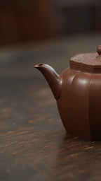 范大生嫡脉·江苏省大师范秀芳·紫砂臻品《明镜壶》原矿优质紫泥·200cc（入册款代表作）