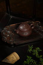 范大生嫡脉｜范秀芳制 范伟群装饰｜双省大师联诀紫砂臻品《春华秋实壶》原矿优质紫泥·300cc（入册款代表作）