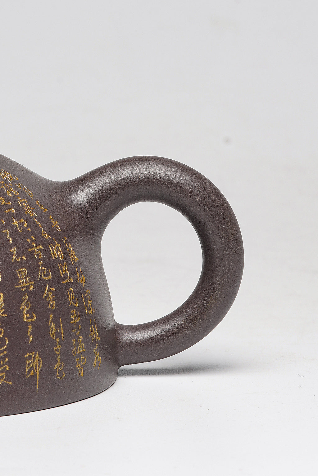 郑求标大师｜双心经至尊藏品·大拍9.7万同款➕金奖➕馆藏《心经半月壶》原矿极品天青泥·320cc