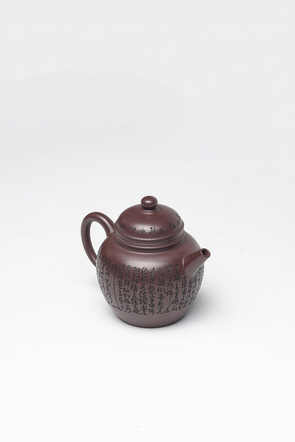 一器藏心经·紫砂纳万福｜郑求标大师｜心经至尊臻品【宫灯壶】原矿极品老紫泥·200cc