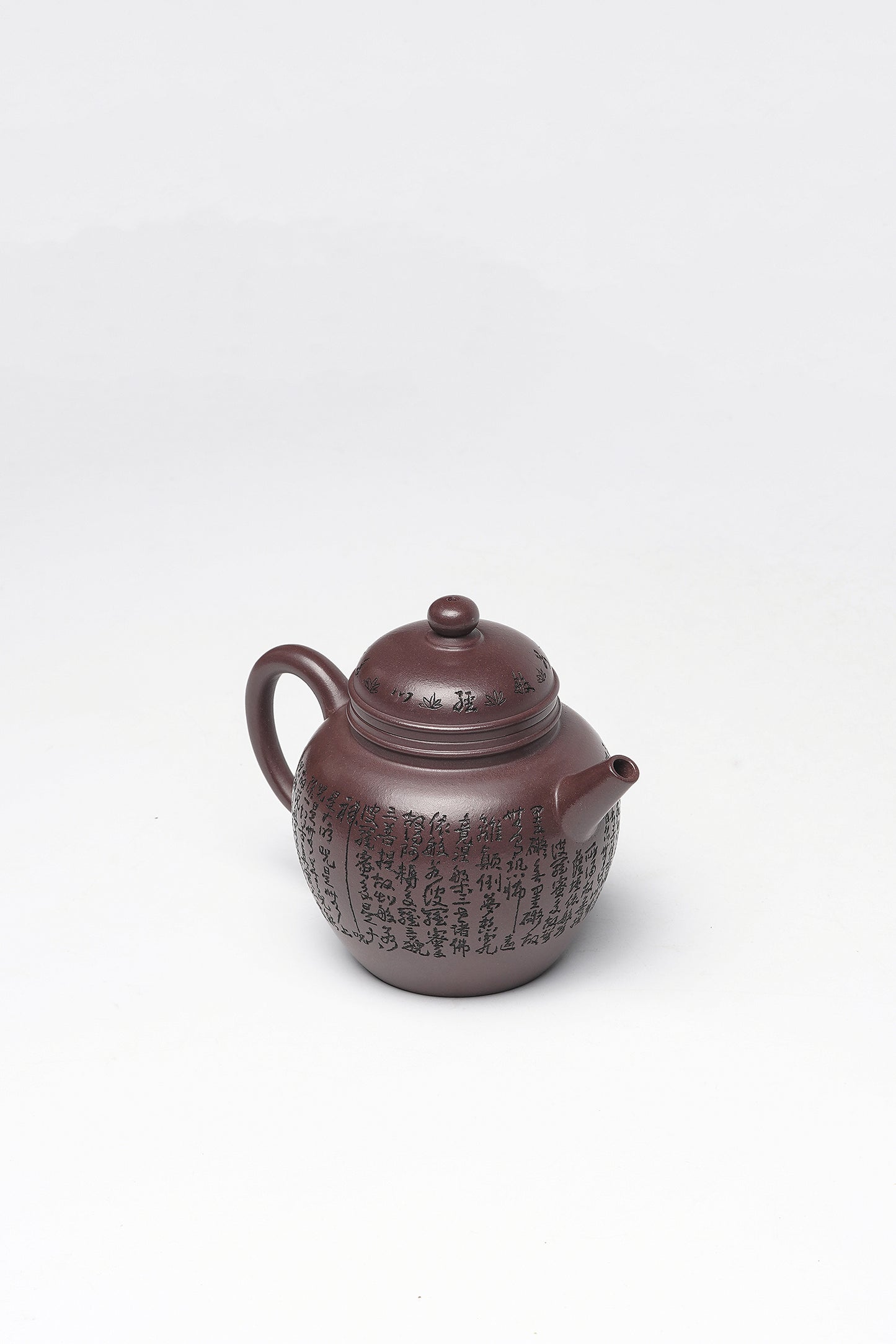 一器藏心经·紫砂纳万福｜郑求标大师｜心经至尊臻品【宫灯壶】原矿极品老紫泥·200cc