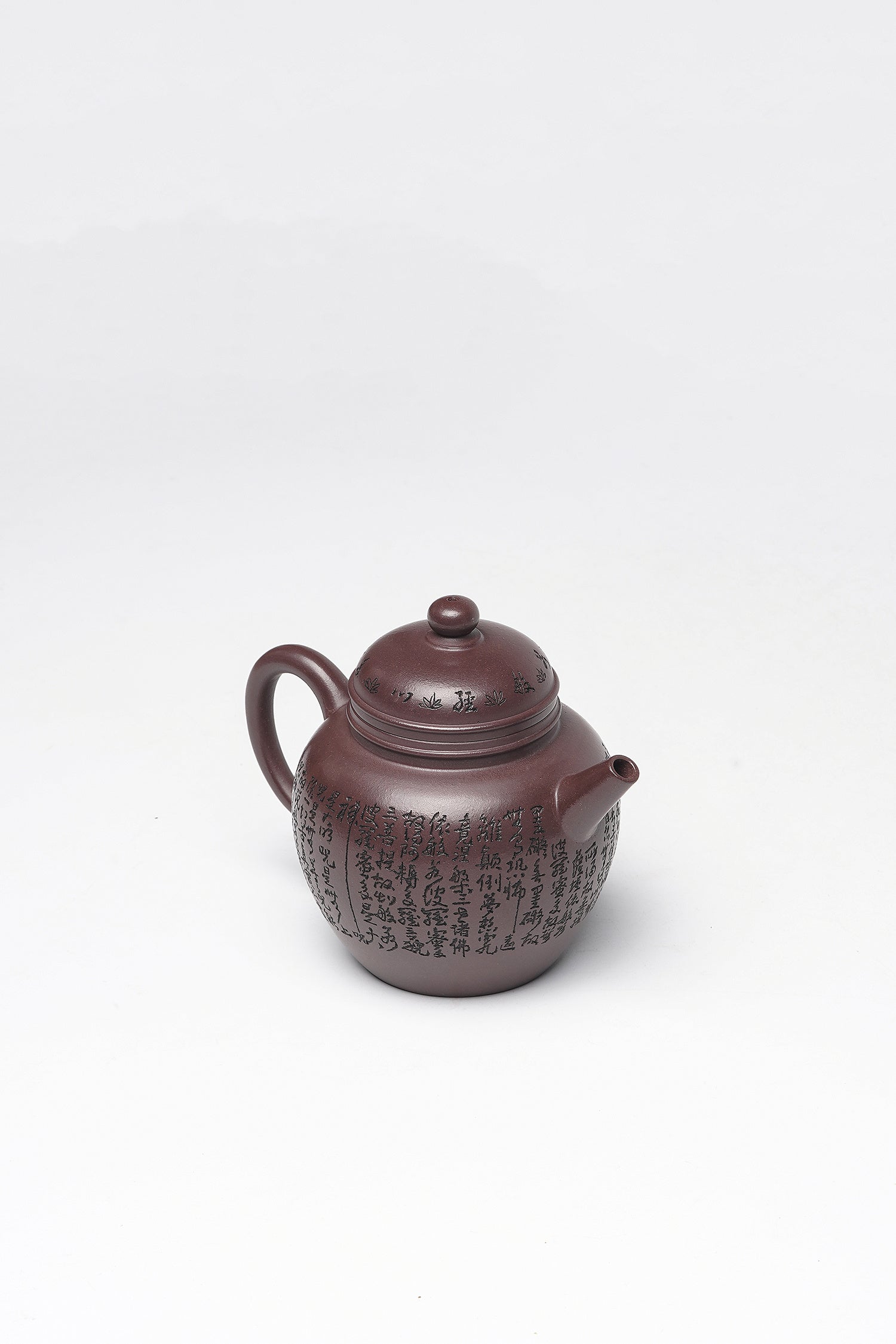 一器藏心经·紫砂纳万福｜郑求标大师｜心经至尊臻品【宫灯壶】原矿极品老紫泥·200cc