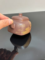 耿浩方器 礼藏双绝｜紫砂80后方器巨匠·耿浩巅峰之作《同尘壶》原矿极品桂花金砂·190cc