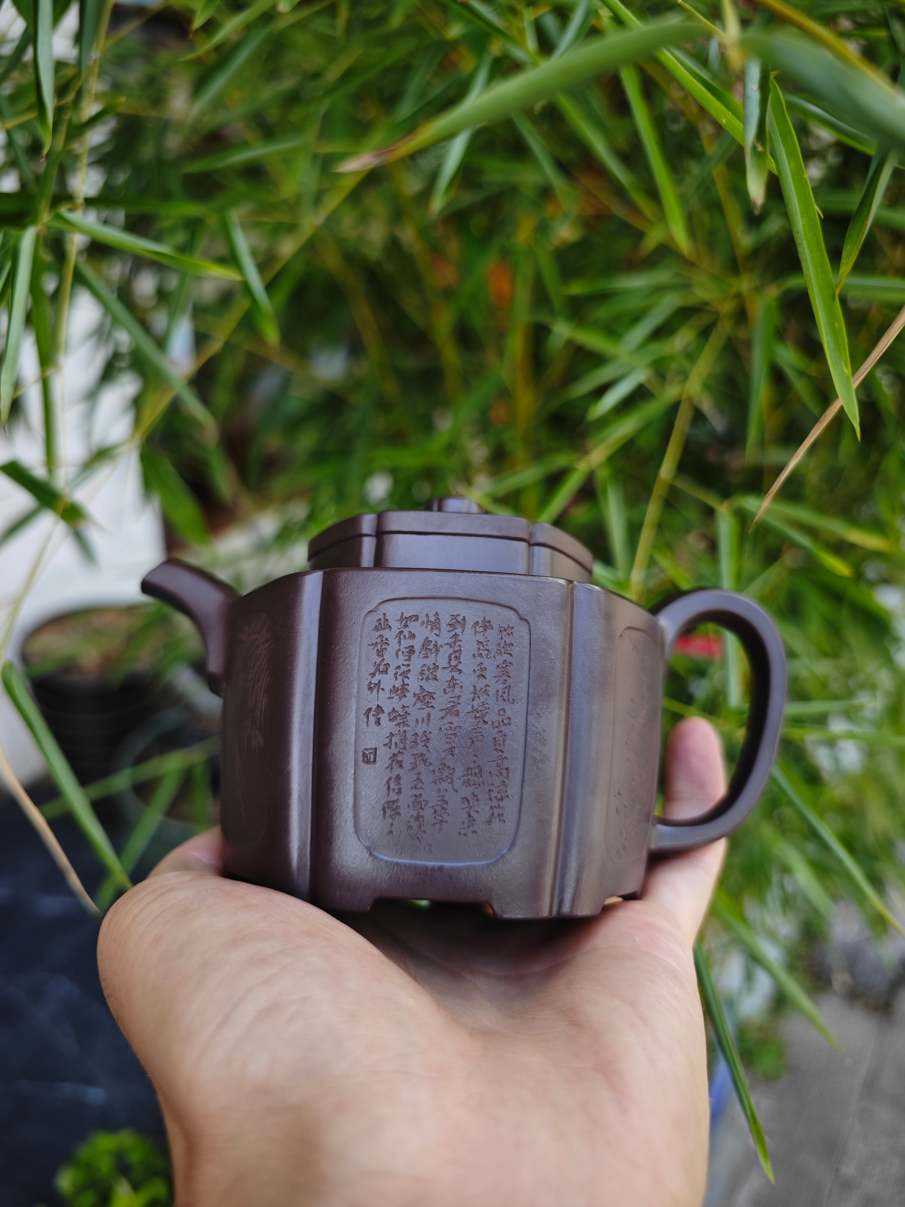 耿浩金奖代表作《明式家具窗》潜力无限·极具收藏价值重器原矿极品老紫泥·330cc
