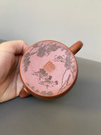 宏林山水·礼藏天下｜陈宏林大师传世巅峰臻品【汉瓦壶】原矿极品底槽清·280cc 紫砂山水陶刻天花板·陈宏林亲工