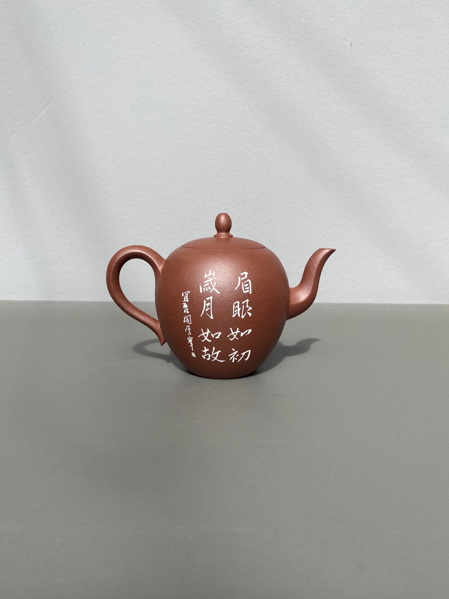 紫砂界陶刻艺术名家·李峰臻品《美人肩壶》礼藏双绝 传世雅器原矿优质底槽清·230cc