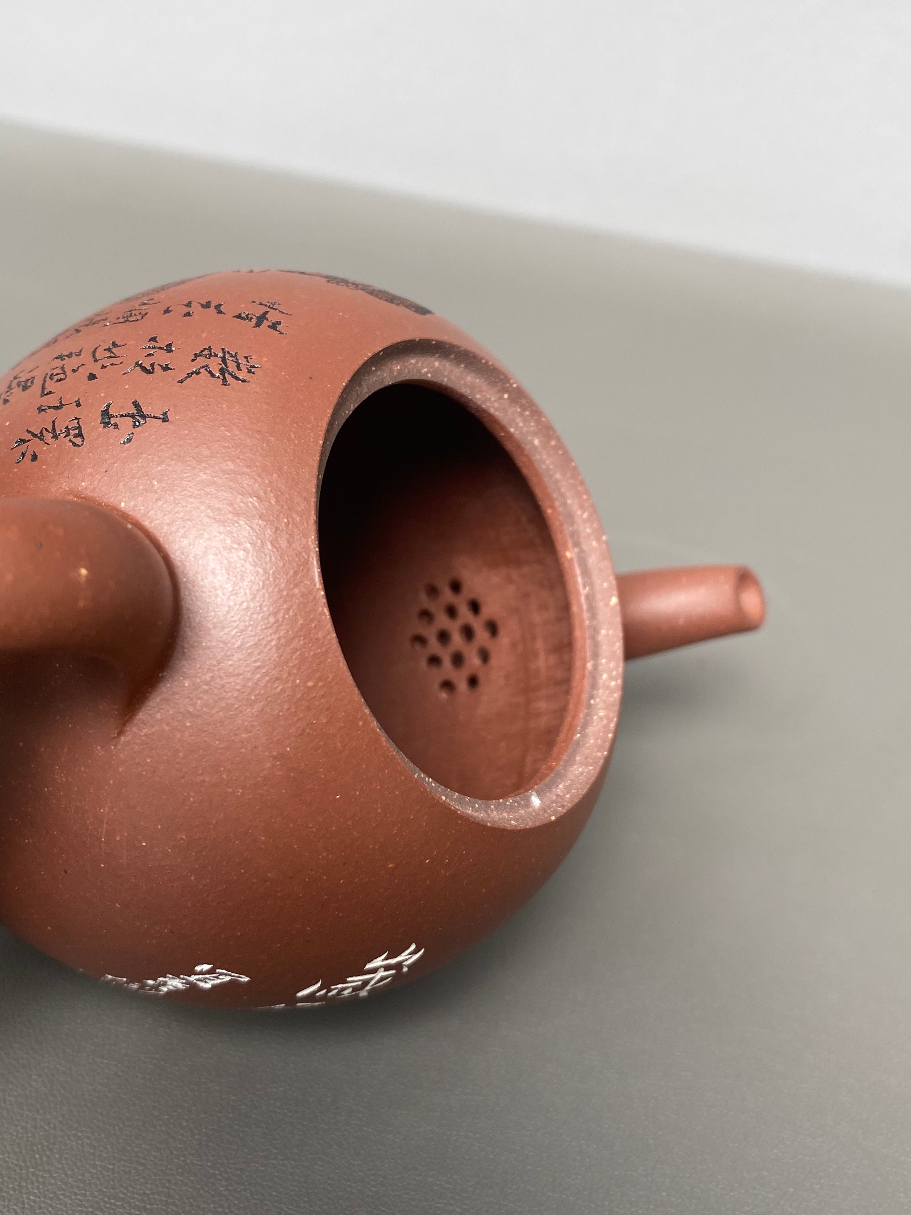 紫砂界陶刻艺术名家·李峰臻品《美人肩壶》礼藏双绝 传世雅器原矿优质底槽清·230cc
