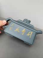 立之紫砂 礼藏至尊｜储立之大师 中国陶瓷艺术终身成就奖获得者 典藏重器【瑞兽壶】优质民国绿·500cc