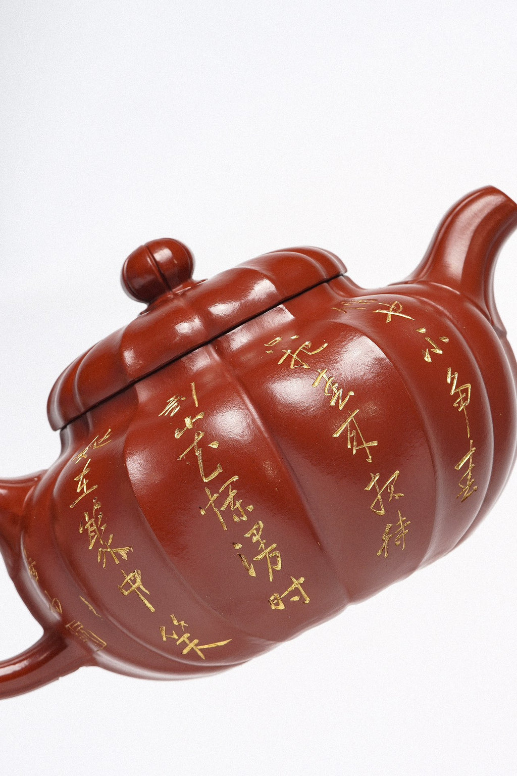【重磅臻藏·礼藏首选】周建春大师扛鼎之作《筋纹柿圆壶》原矿优质朱泥·260cc正高级工艺美术师·周建春·制