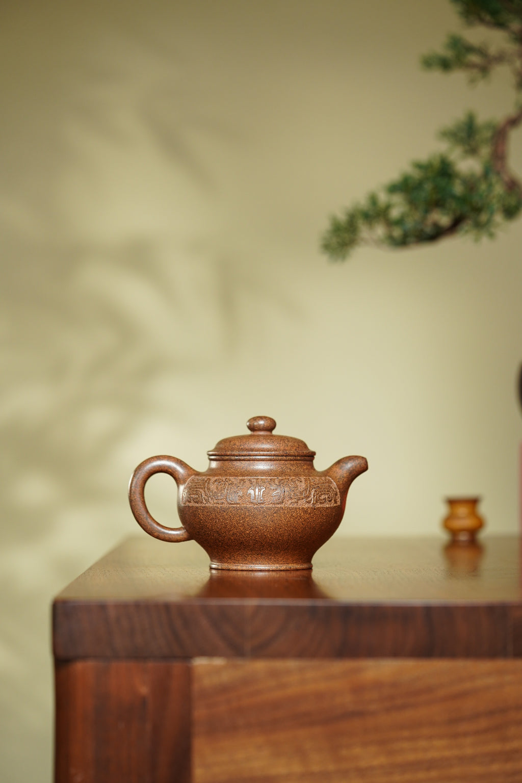 范泽锋大师高徒·省大师邱爽紫砂潜力重器【掇只壶】原矿优质黄金段柴烧·310cc