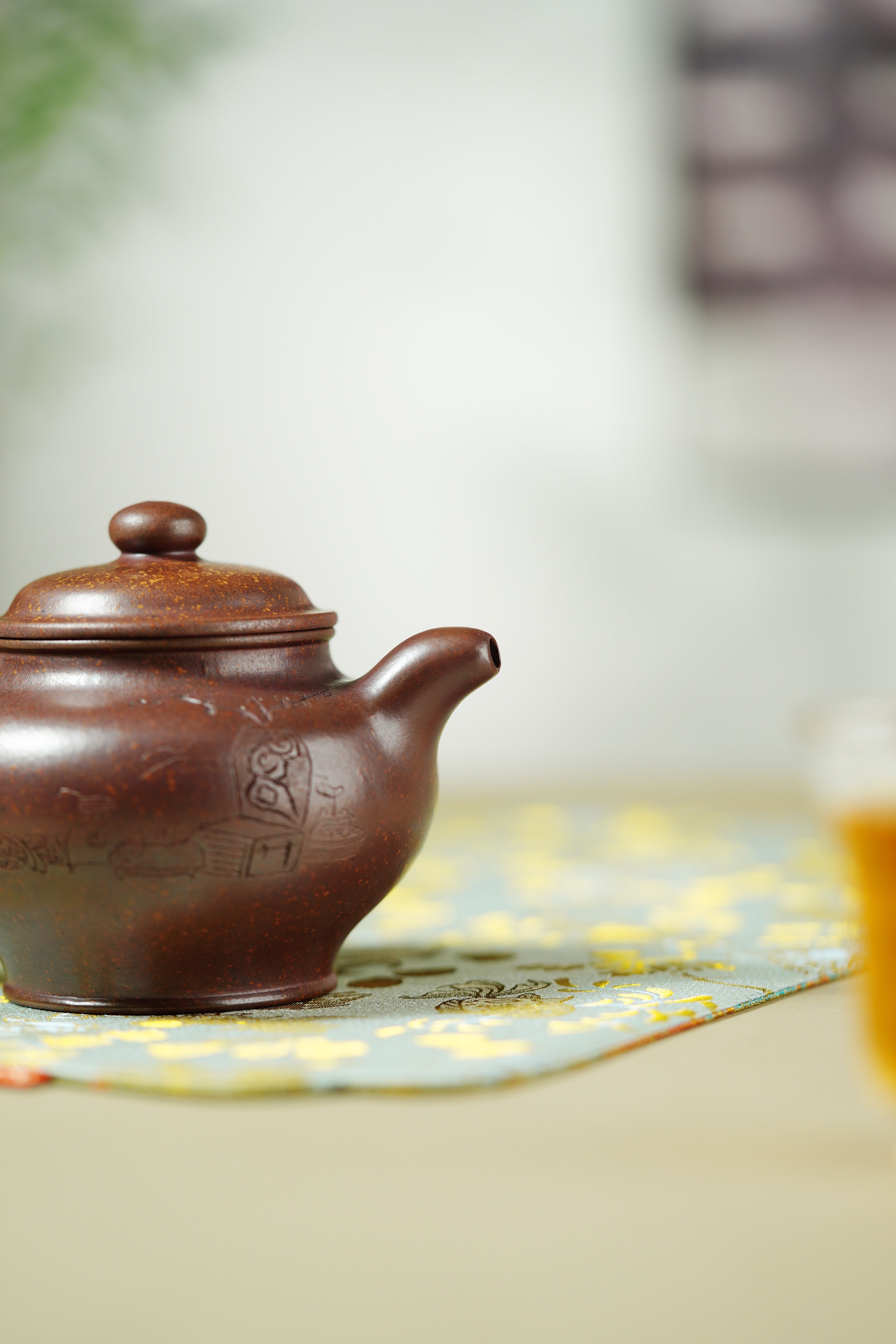 范泽锋大师高徒·省大师邱爽紫砂潜力重器【掇只壶】原矿优质黄金段柴烧·310cc
