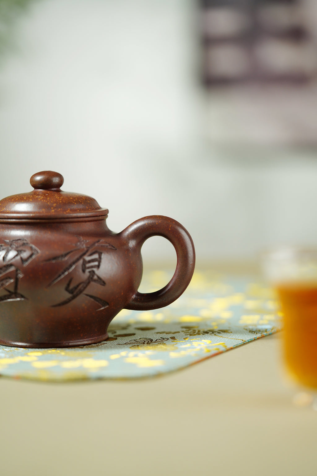 范泽锋大师高徒·省大师邱爽紫砂潜力重器【掇只壶】原矿优质黄金段柴烧·310cc