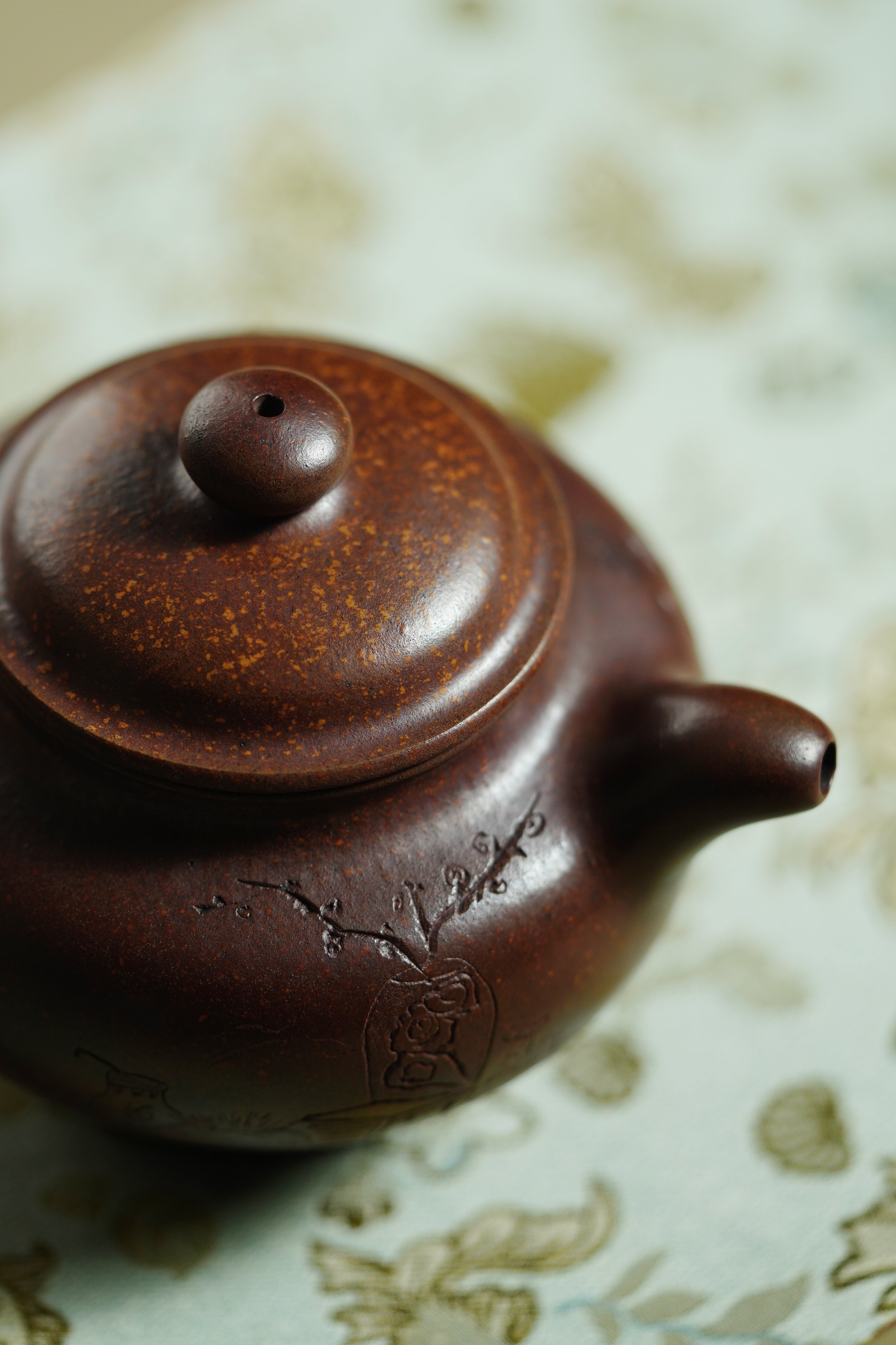 范泽锋大师高徒·省大师邱爽紫砂潜力重器【掇只壶】原矿优质黄金段柴烧·310cc