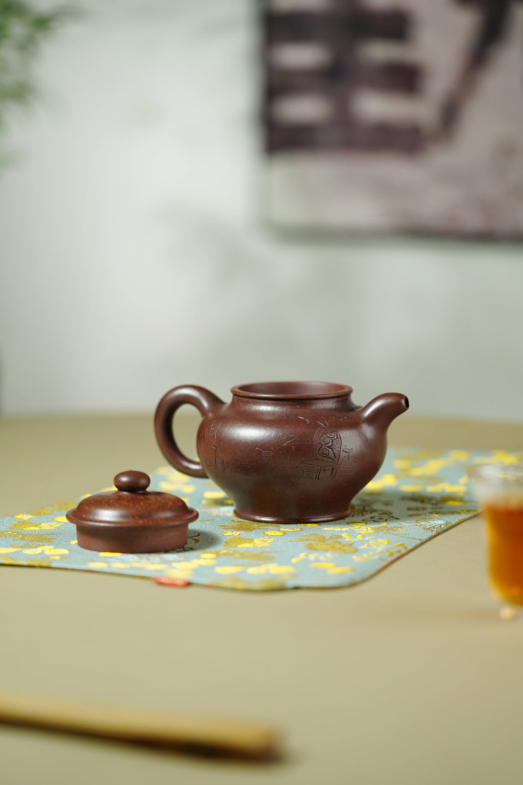 范泽锋大师高徒·省大师邱爽紫砂潜力重器【掇只壶】原矿优质黄金段柴烧·310cc