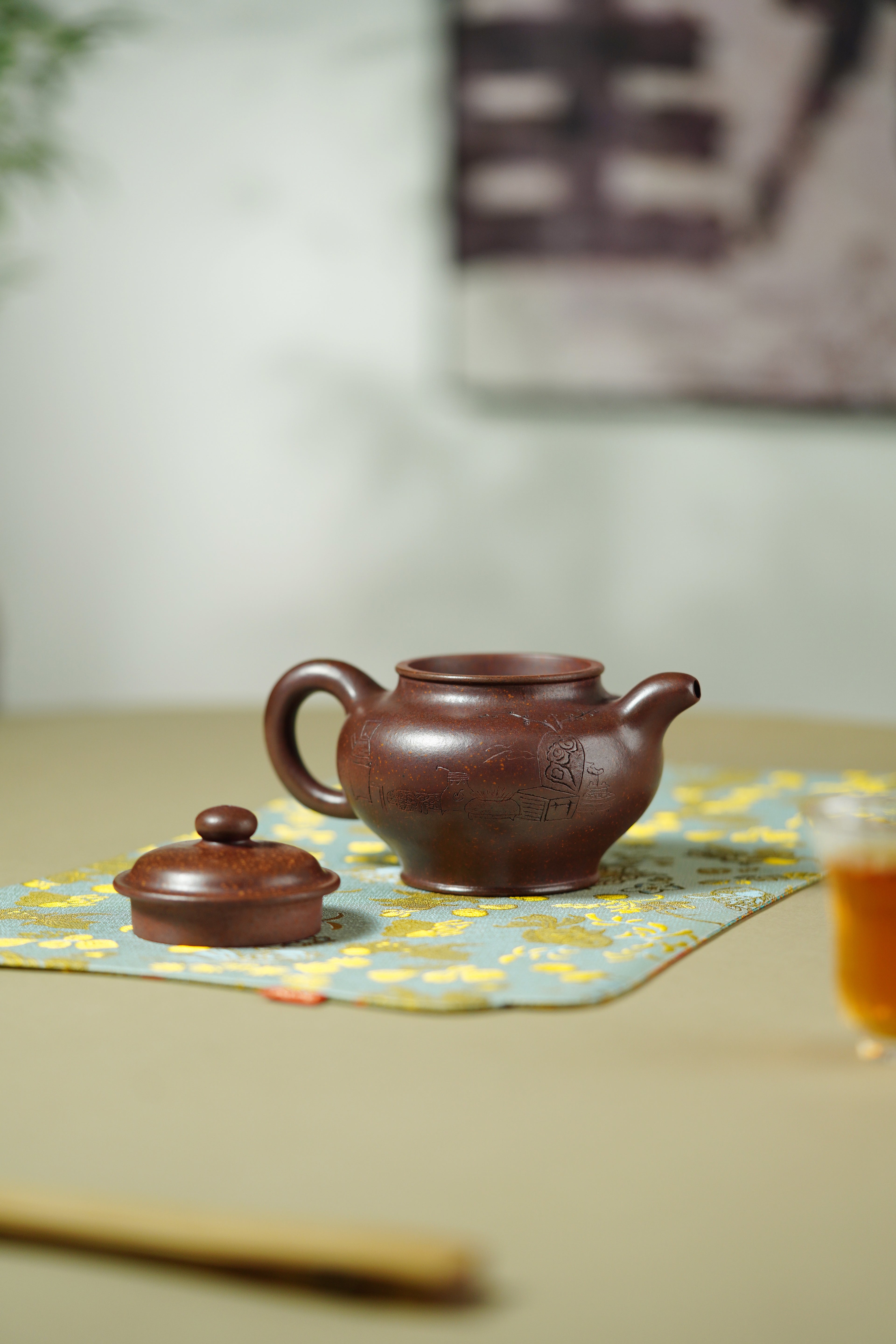 范泽锋大师高徒·省大师邱爽紫砂潜力重器【掇只壶】原矿优质黄金段柴烧·310cc