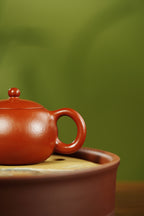 范泽锋大师高徒·省大师邱爽紫砂潜力重器【西施壶】原矿优质粗砂朱泥·120cc ——江苏省级大师·邱爽 亲制
